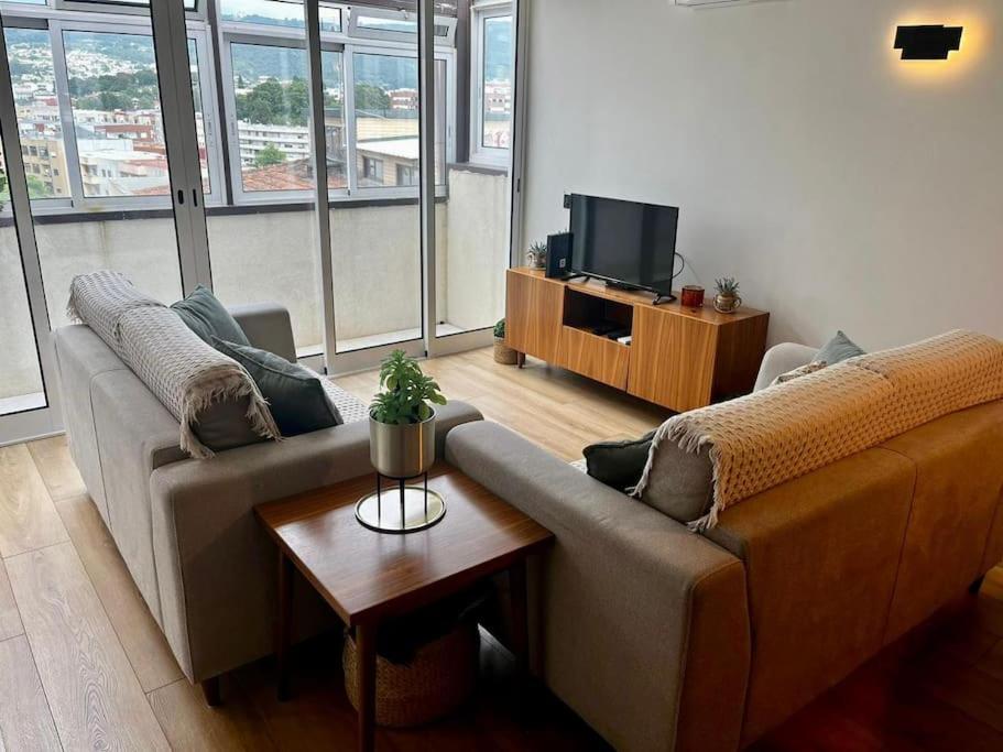 Flat Moderno E Central Em Брага Экстерьер фото